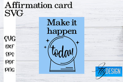 Affirmation Cards SVG | Positive Affirmation SVG SVG Fly Design 