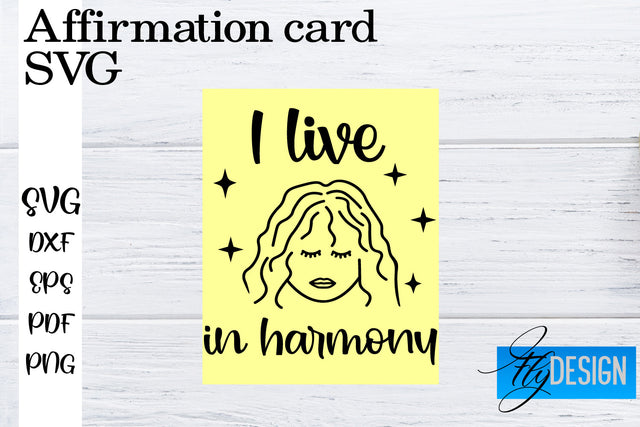 Affirmation Cards SVG | Positive Affirmation SVG SVG Fly Design 