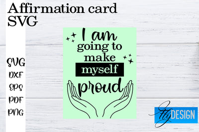 Affirmation Cards SVG | Positive Affirmation SVG SVG Fly Design 