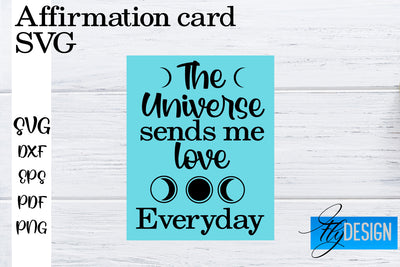 Affirmation Cards SVG | Positive Affirmation SVG SVG Fly Design 