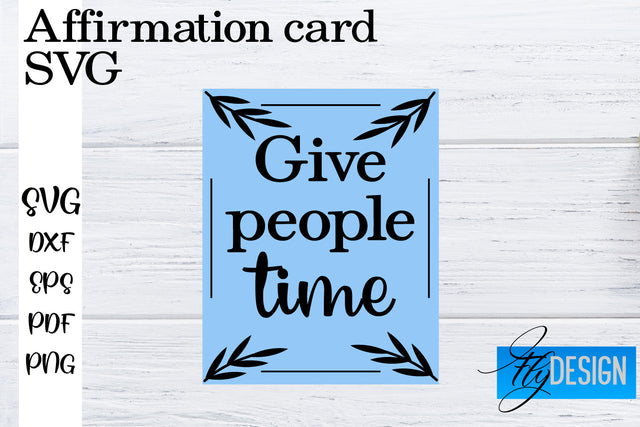 Affirmation Cards SVG | Positive Affirmation SVG SVG Fly Design 
