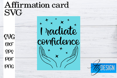 Affirmation Cards SVG | Positive Affirmation SVG SVG Fly Design 