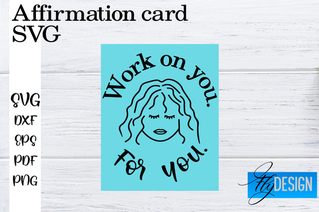 Affirmation Cards SVG | Positive Affirmation SVG SVG Fly Design 