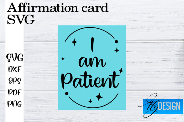 Affirmation Cards SVG | Positive Affirmation SVG SVG Fly Design 