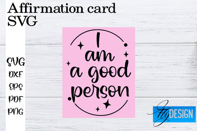 Affirmation Cards SVG | Positive Affirmation SVG SVG Fly Design 