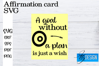 Affirmation Cards SVG | Positive Affirmation SVG SVG Fly Design 