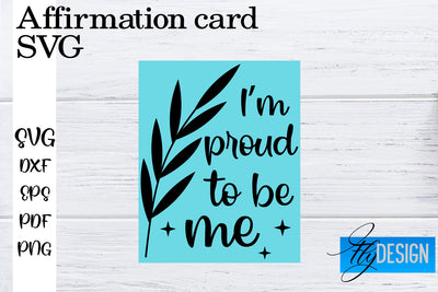 Affirmation Cards SVG | Positive Affirmation SVG SVG Fly Design 