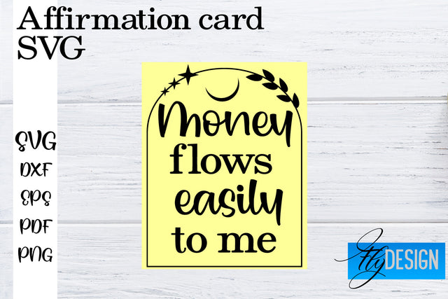 Affirmation Cards SVG | Positive Affirmation SVG SVG Fly Design 