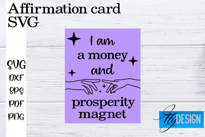 Affirmation Cards SVG | Positive Affirmation SVG SVG Fly Design 