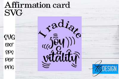 Affirmation Cards SVG | Positive Affirmation SVG SVG Fly Design 