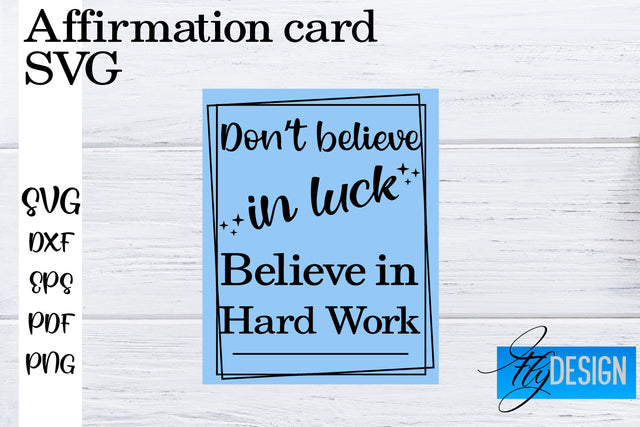 Affirmation Cards SVG | Positive Affirmation SVG SVG Fly Design 