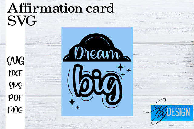 Affirmation Cards SVG | Positive Affirmation SVG SVG Fly Design 