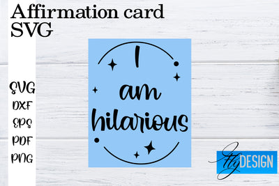 Affirmation Cards SVG | Positive Affirmation SVG SVG Fly Design 