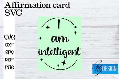 Affirmation Cards SVG | Positive Affirmation SVG SVG Fly Design 