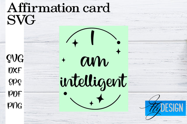 Affirmation Cards SVG | Positive Affirmation SVG SVG Fly Design 