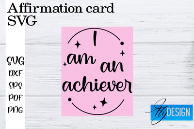 Affirmation Cards SVG | Positive Affirmation SVG SVG Fly Design 