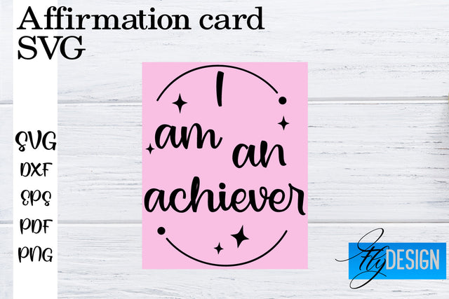 Affirmation Cards SVG | Positive Affirmation SVG SVG Fly Design 