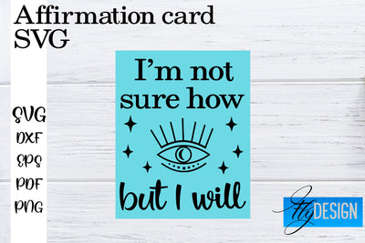 Affirmation Cards SVG | Positive Affirmation SVG SVG Fly Design 