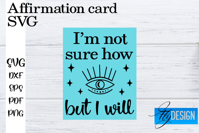 Affirmation Cards SVG | Positive Affirmation SVG SVG Fly Design 