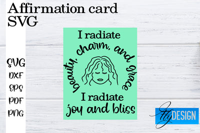 Affirmation Cards SVG | Positive Affirmation SVG SVG Fly Design 