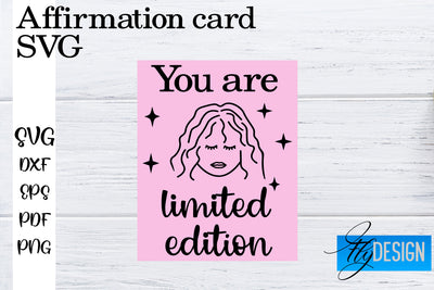 Affirmation Cards SVG | Positive Affirmation SVG SVG Fly Design 