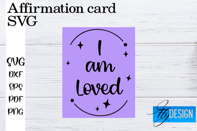 Affirmation Cards SVG | Positive Affirmation SVG SVG Fly Design 