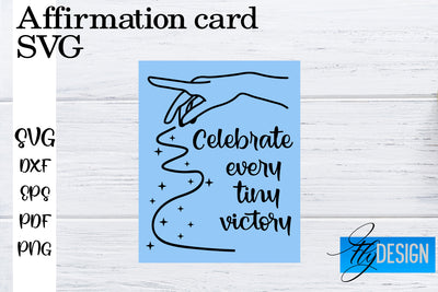 Affirmation Cards SVG | Positive Affirmation SVG SVG Fly Design 