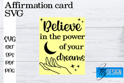 Affirmation Cards SVG | Positive Affirmation SVG SVG Fly Design 
