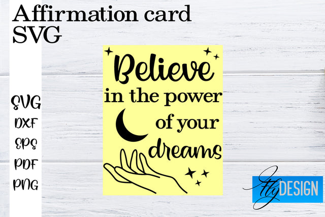 Affirmation Cards SVG | Positive Affirmation SVG SVG Fly Design 