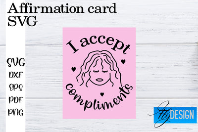 Affirmation Cards SVG | Positive Affirmation SVG SVG Fly Design 