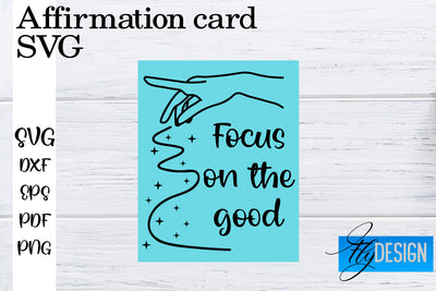 Affirmation Cards SVG | Positive Affirmation SVG SVG Fly Design 