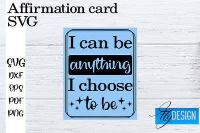 Affirmation Cards SVG | Positive Affirmation SVG SVG Fly Design 