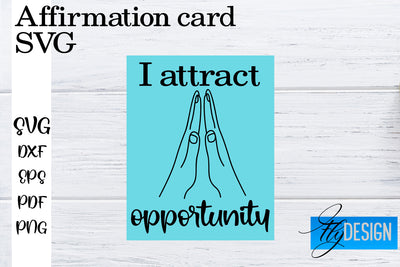 Affirmation Cards SVG | Positive Affirmation SVG SVG Fly Design 
