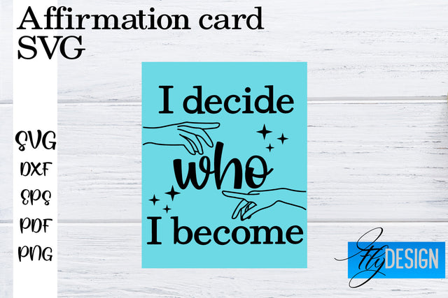 Affirmation Cards SVG | Positive Affirmation SVG SVG Fly Design 