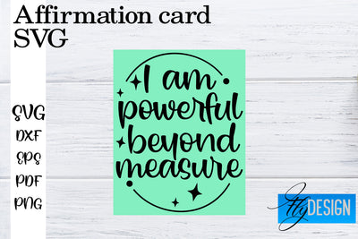 Affirmation Cards SVG | Positive Affirmation SVG SVG Fly Design 