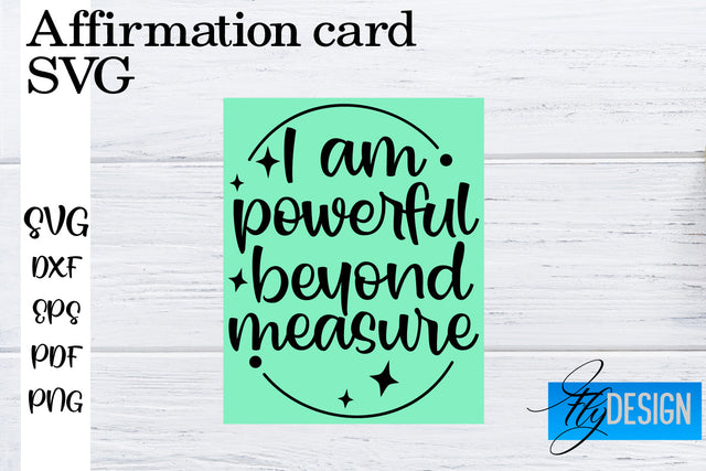 Affirmation Cards SVG | Positive Affirmation SVG SVG Fly Design 