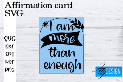 Affirmation Cards SVG | Positive Affirmation SVG SVG Fly Design 