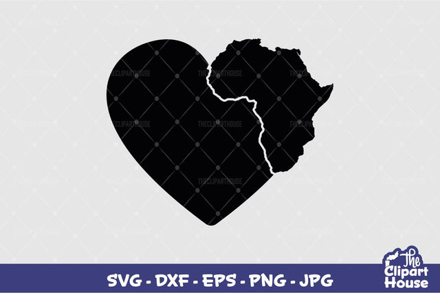 Africa Heart SVG The Clipart House 