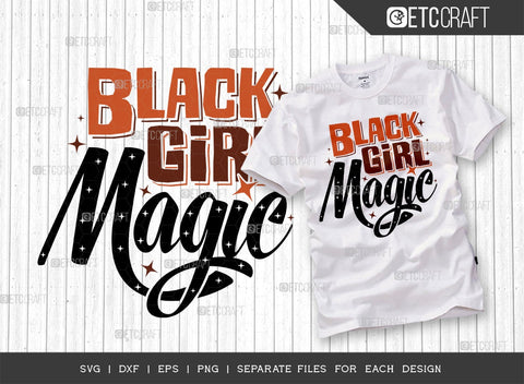 African American Bundle Vol-03 | Black Girl Magic Svg | Creole Girl Magic Svg | Feeling Blacknificent Svg | Young Black And Unbound Svg | African American Quote Design SVG ETC Craft 