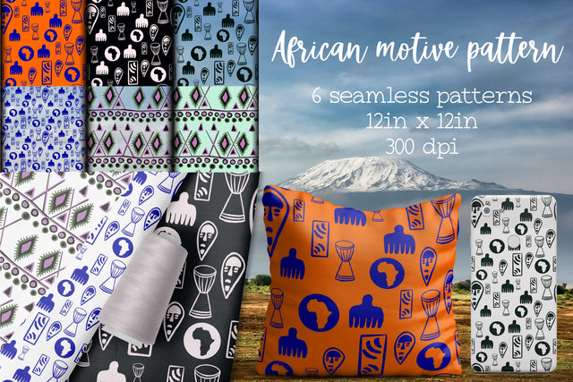 African patterns Digital Pattern Natasha Prando 