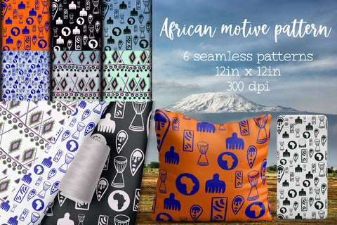 African patterns Digital Pattern Natasha Prando 