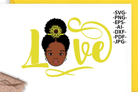 Afro girl Svg, Afro Queen Svg, Love, Little cute girl Svg, Black History, Peekaboo girl Svg, African American, Svg Cut files SVG 1uniqueminute 