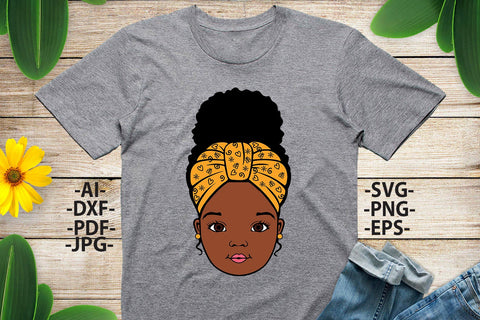 Afro girl Svg, Peekaboo girl Svg, Turban Wrap, Black Woman, Black History, Cute girl Svg, Africa Svg, African American, Svg Cut files SVG 1uniqueminute 