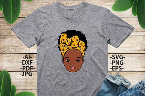 Afro Girl Svg, Turban Wrap, Cute Girl Svg, Banana, Peekaboo Girl Svg, African Svg, Black History, Black Queen, Svg Cut files SVG 1uniqueminute 