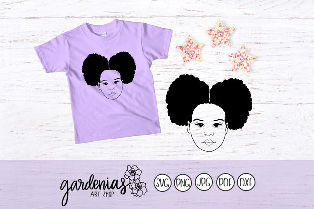 Afro Puffs SVG Gardenias Art Shop 
