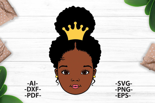 Afro Queen Svg, Afro Girl Svg, Melanin Queen Svg, Crown, Princess Svg, Cute Girl Svg, Peekaboo Girl Svg, African American, Svg Cut Files SVG 1uniqueminute 