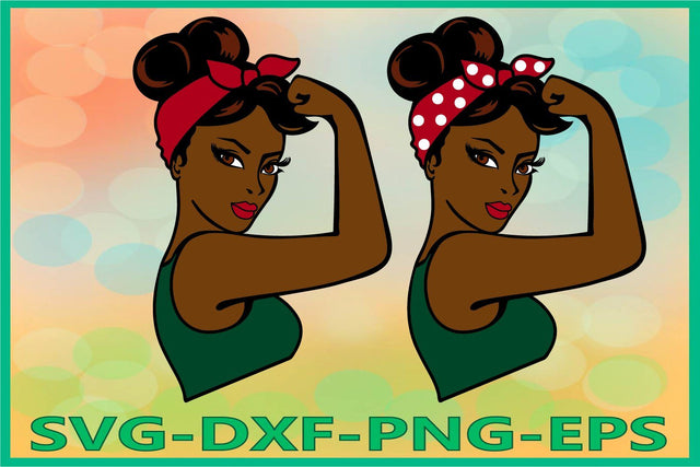 Afro Rosie SVG, Rosie the Riveter, Girl Power SVG AlexSVGStudio 