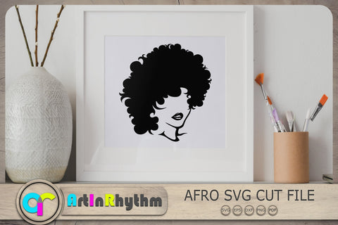 Afro Woman Svg Cut File, Afro Svg, Afro Woman Svg SVG Artinrhythm shop 