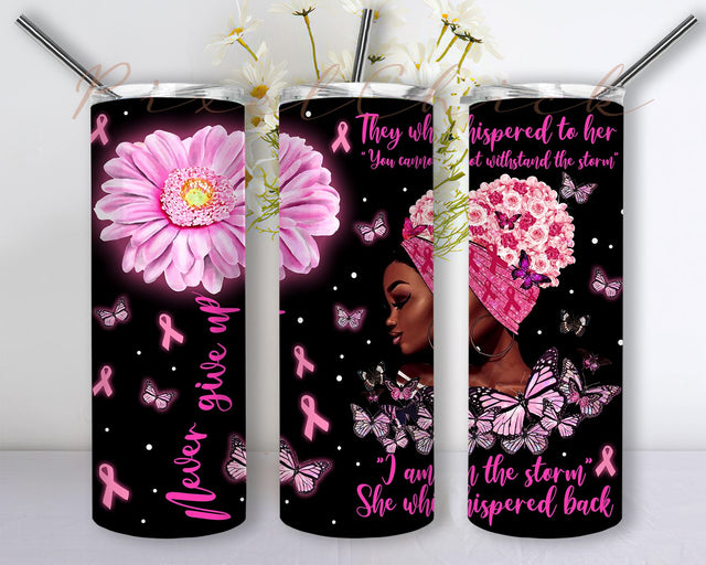 Afro Women 20oz Skinny Tumbler Sublimation Designs for Straight, Tapered Tumbler Design, PNG Digital Download Sublimation PixelChick 