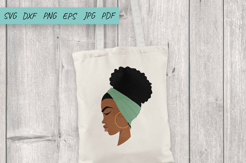 Afro Women SVG, African American Black Girl SVG SVG Irina Ostapenko 